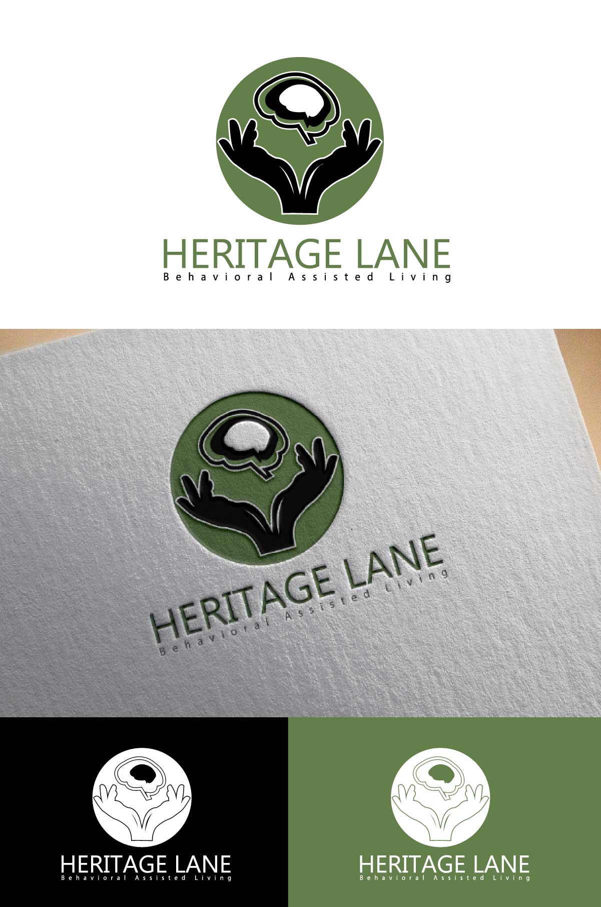 Logo Design by fly  design for Heritage Lane Behaivoral Assisted Living | Design #32483370