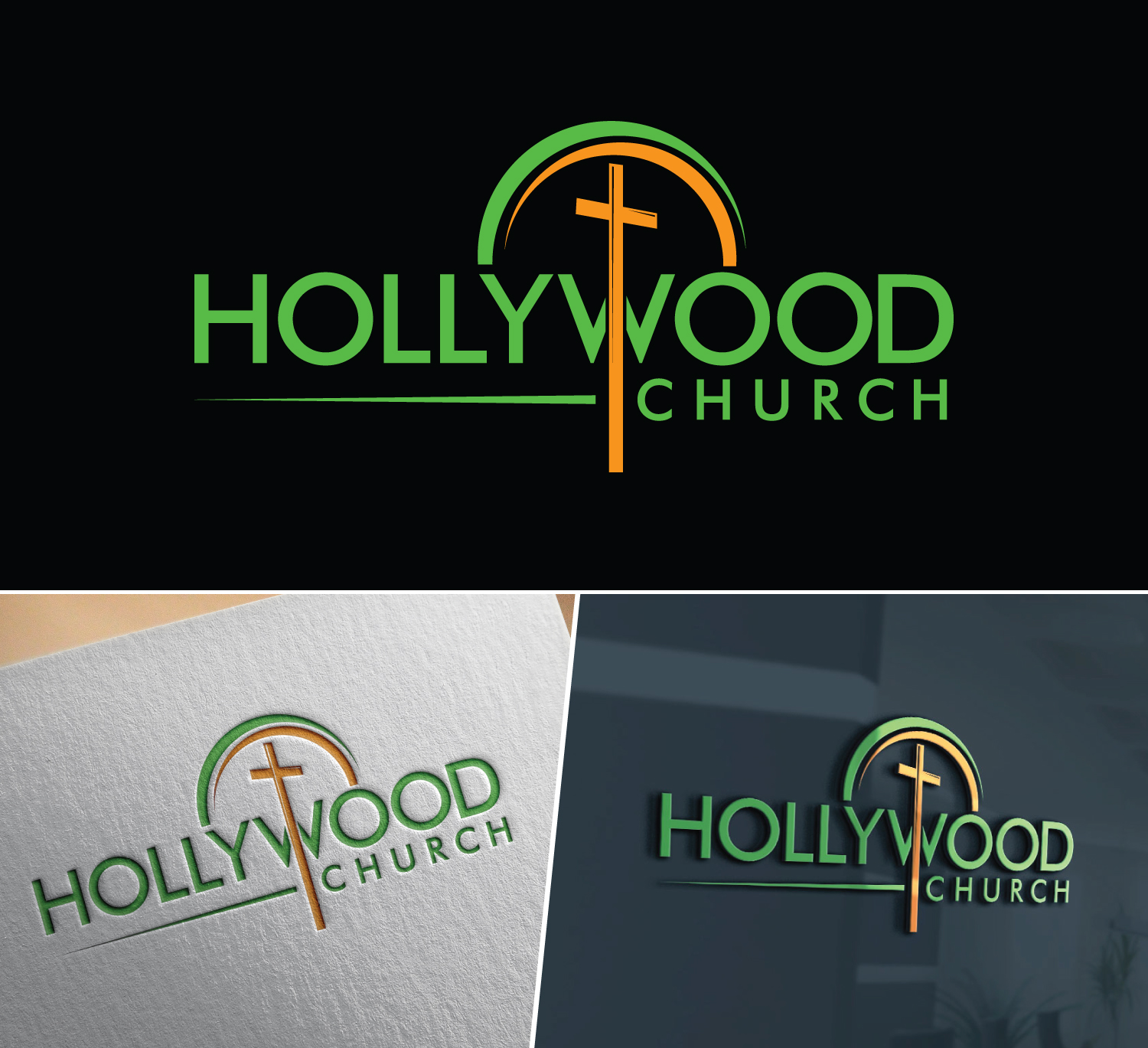 Logo Design by Atec for Hollywood Church | Design #32511435