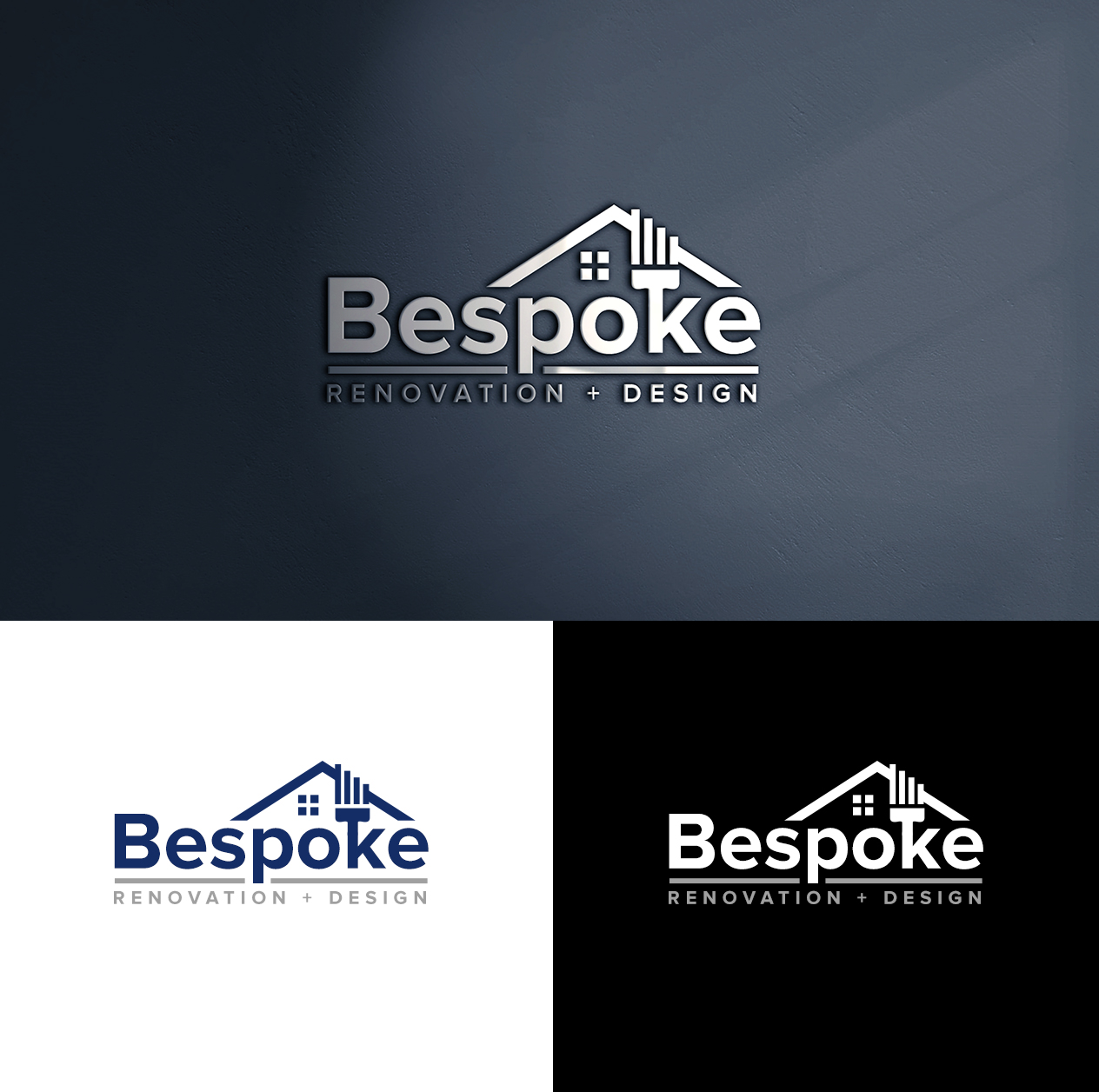 Logo Design by BehindSymbols for Bespoke Renovation + Design LLC | Design #32506140