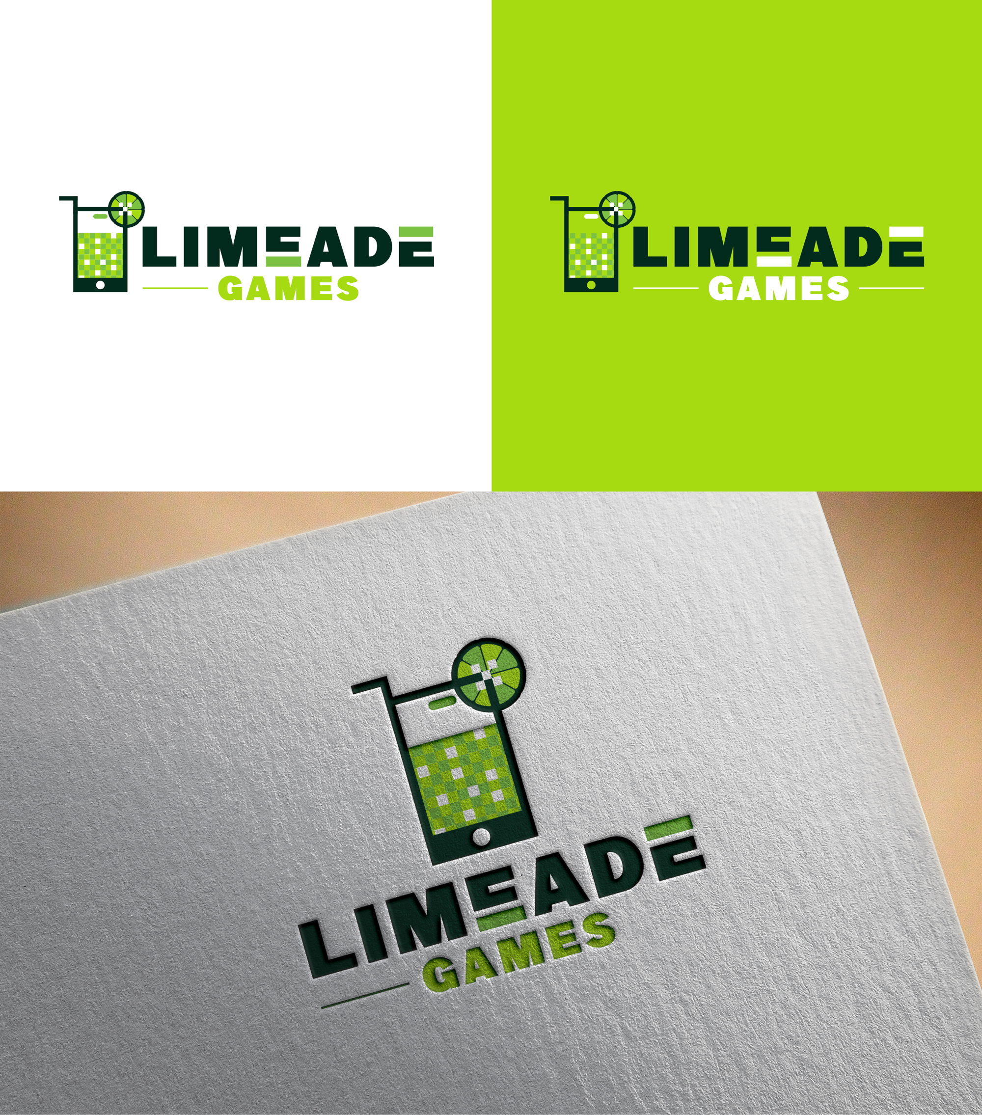 Logo Design by RA-bica for Limeade Games | Design #32490843