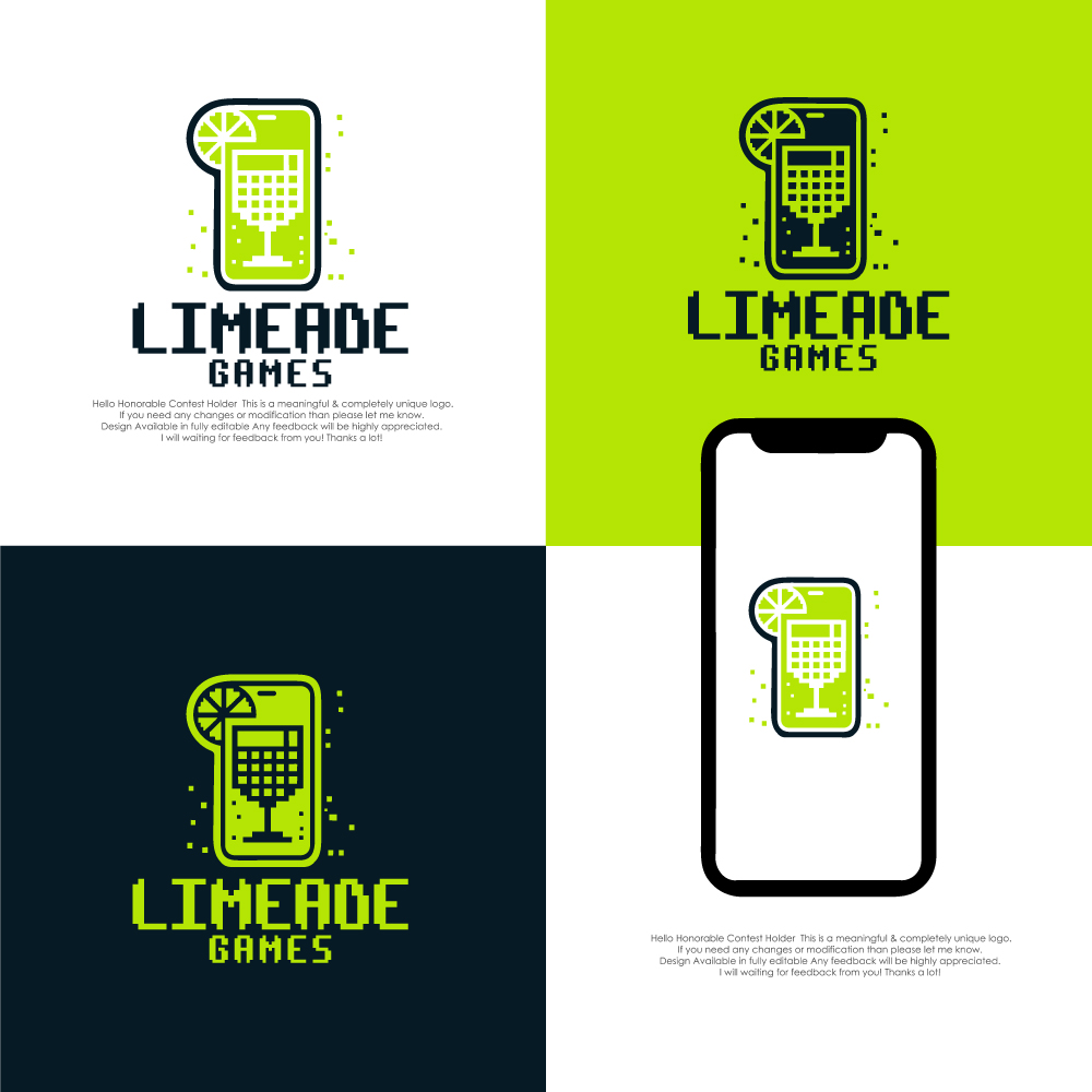 Logo Design by Ahnaf Labib for Limeade Games | Design #32478238