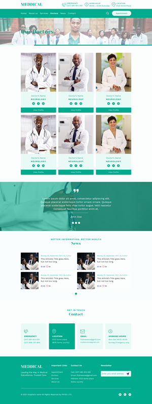 Design Wix par Mohtasham H pour ce projet | Design : #32548871