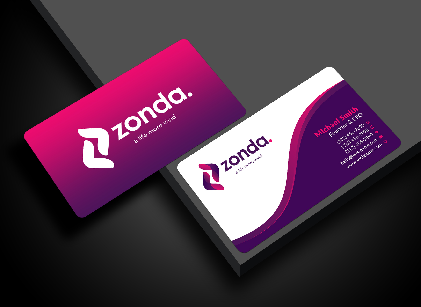 Business Card Design by Sun Moon Graphic Designer for this project | Design #32471941