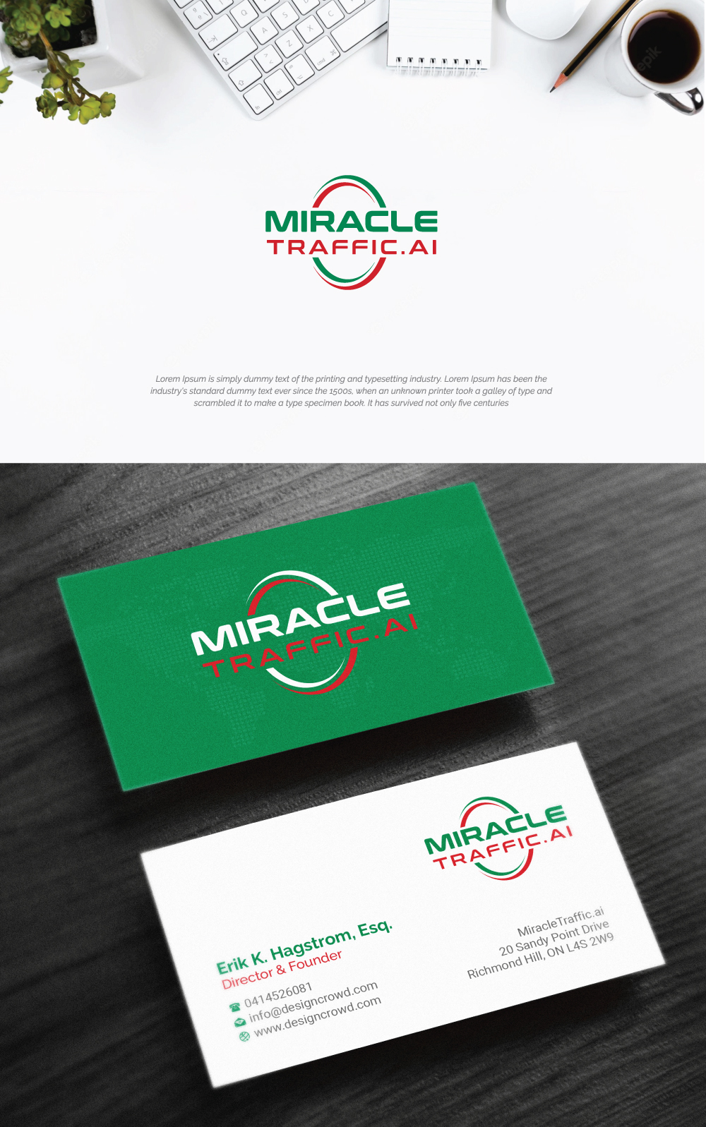 Logo Design by R.design for Miracle Traffic Canada Inc. | Design #32527519