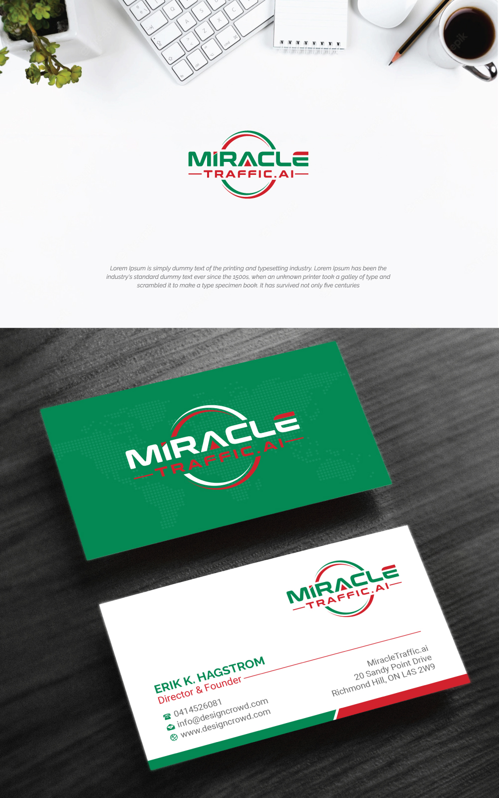 Logo Design by R.design for Miracle Traffic Canada Inc. | Design: #32602537