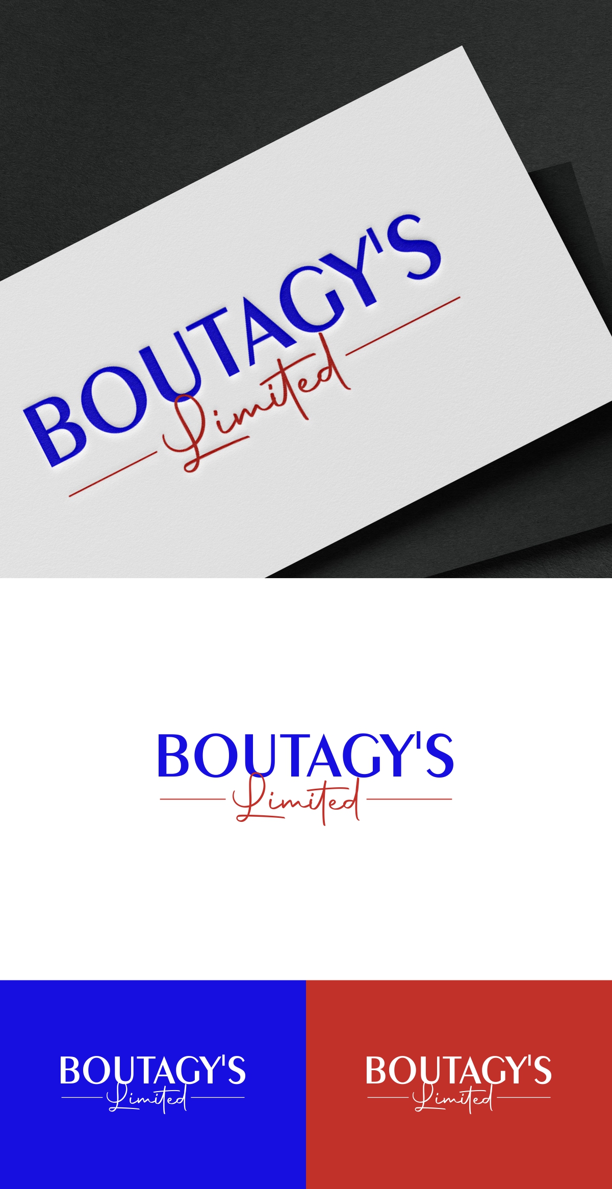 Logo-Design von Loknath für Boutagy's Ltd | Design #32482926