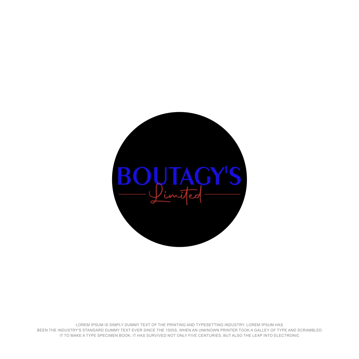 Logo Design by Loknath for Boutagy's Ltd | Design #32506861