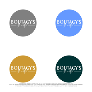 Diseño de Logo por Loknath para Boutagy's Ltd | Diseño: #32506863