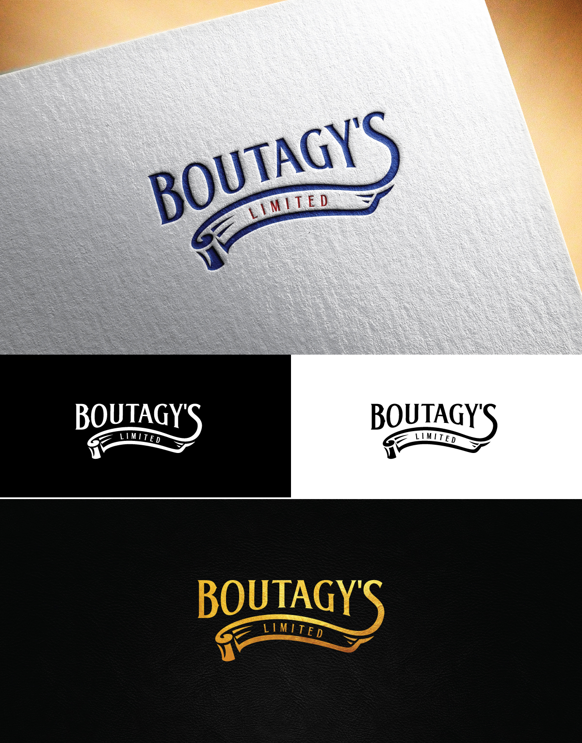 Logo Design by Logo Stock for Boutagy's Ltd | Design #32482075