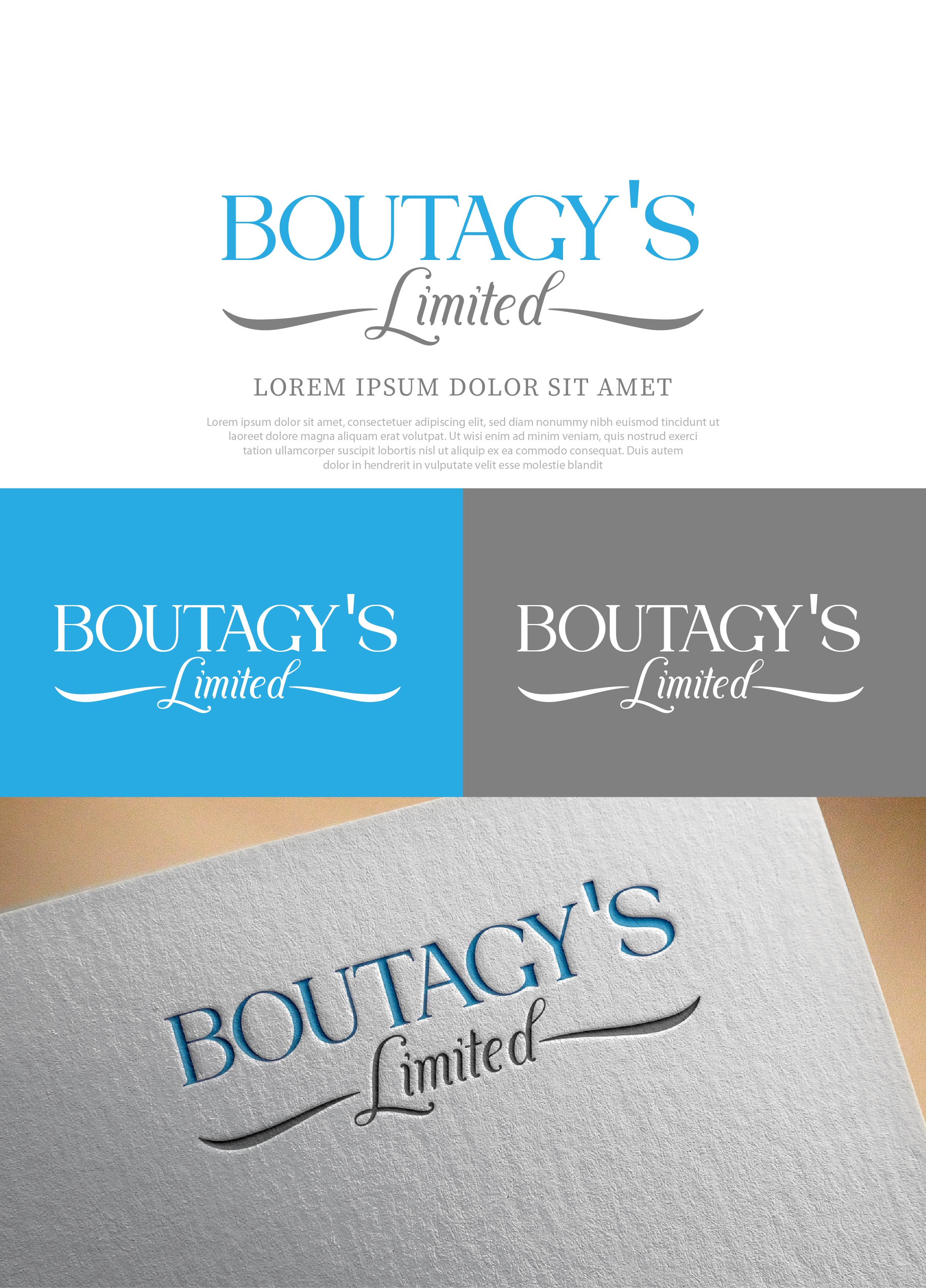 Logo Design by NasarLogo for Boutagy's Ltd | Design #32525813