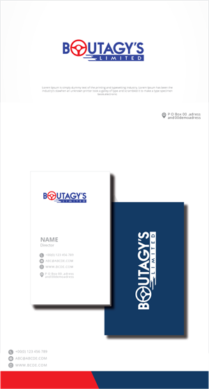 Logo Design by zebronicgraphic for Boutagy's Ltd | Design: #32480822