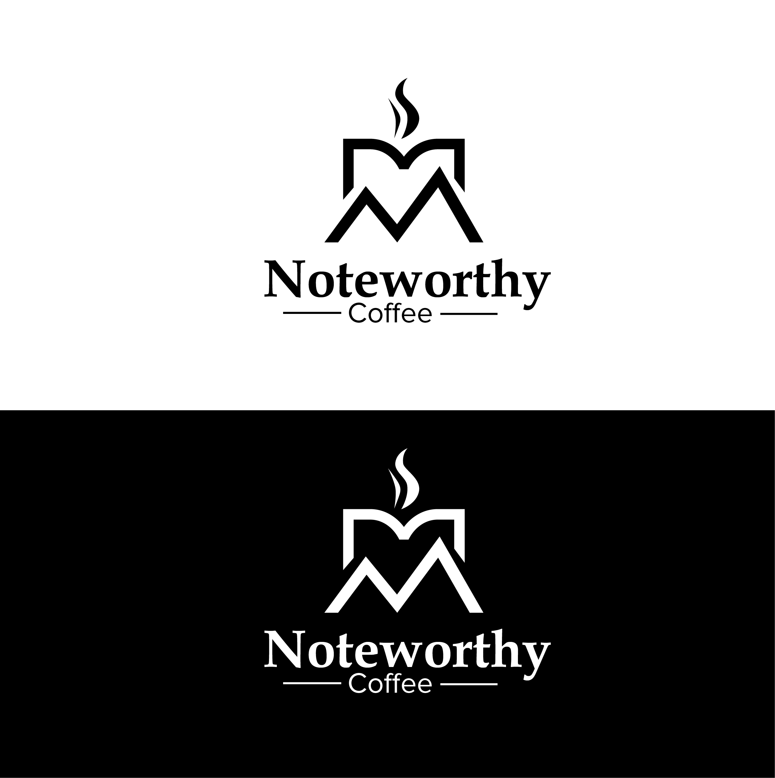 Logo Design by Purple _ONION for Noteworthy Coffee | Design #32503096