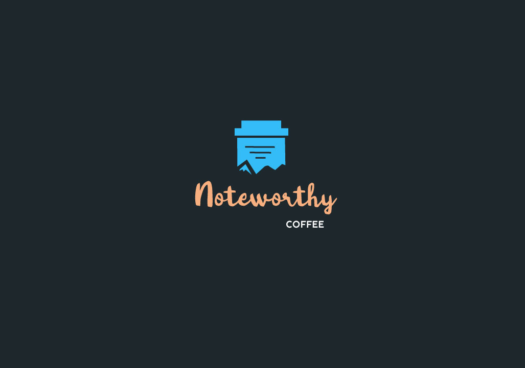 Logo Design by Hiccups Design for Noteworthy Coffee | Design: #32480503