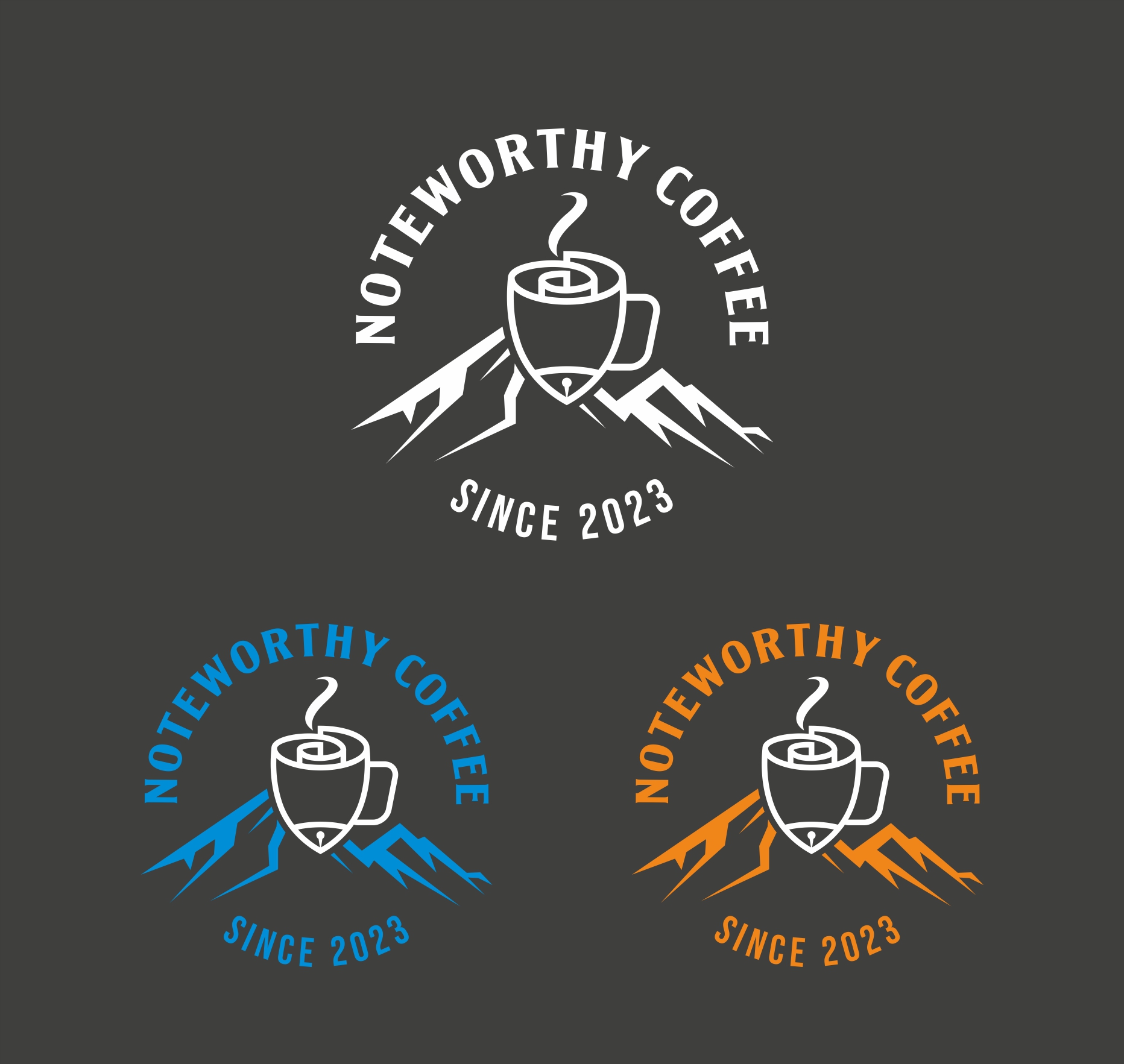 Logo Design by 1206studio for Noteworthy Coffee | Design #32489676