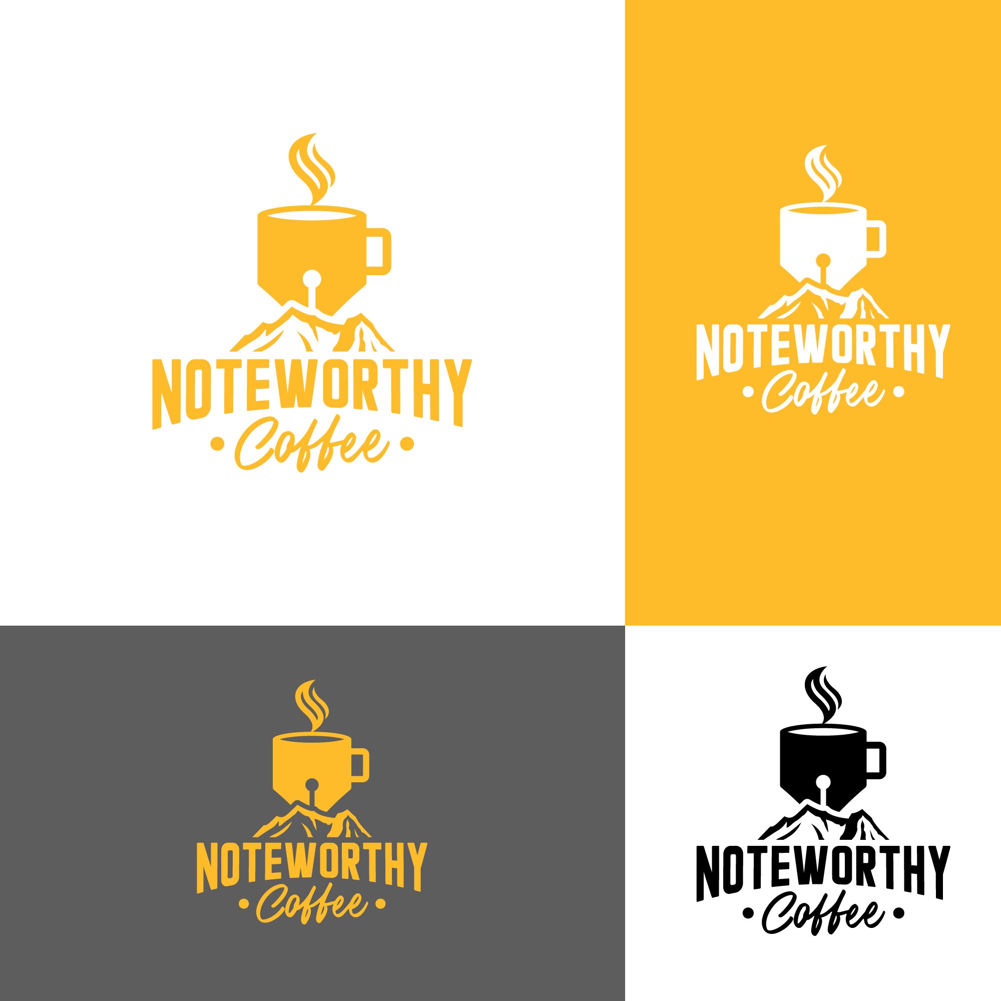 Logo Design by Transformed Design Inc. for Noteworthy Coffee | Design #32485133