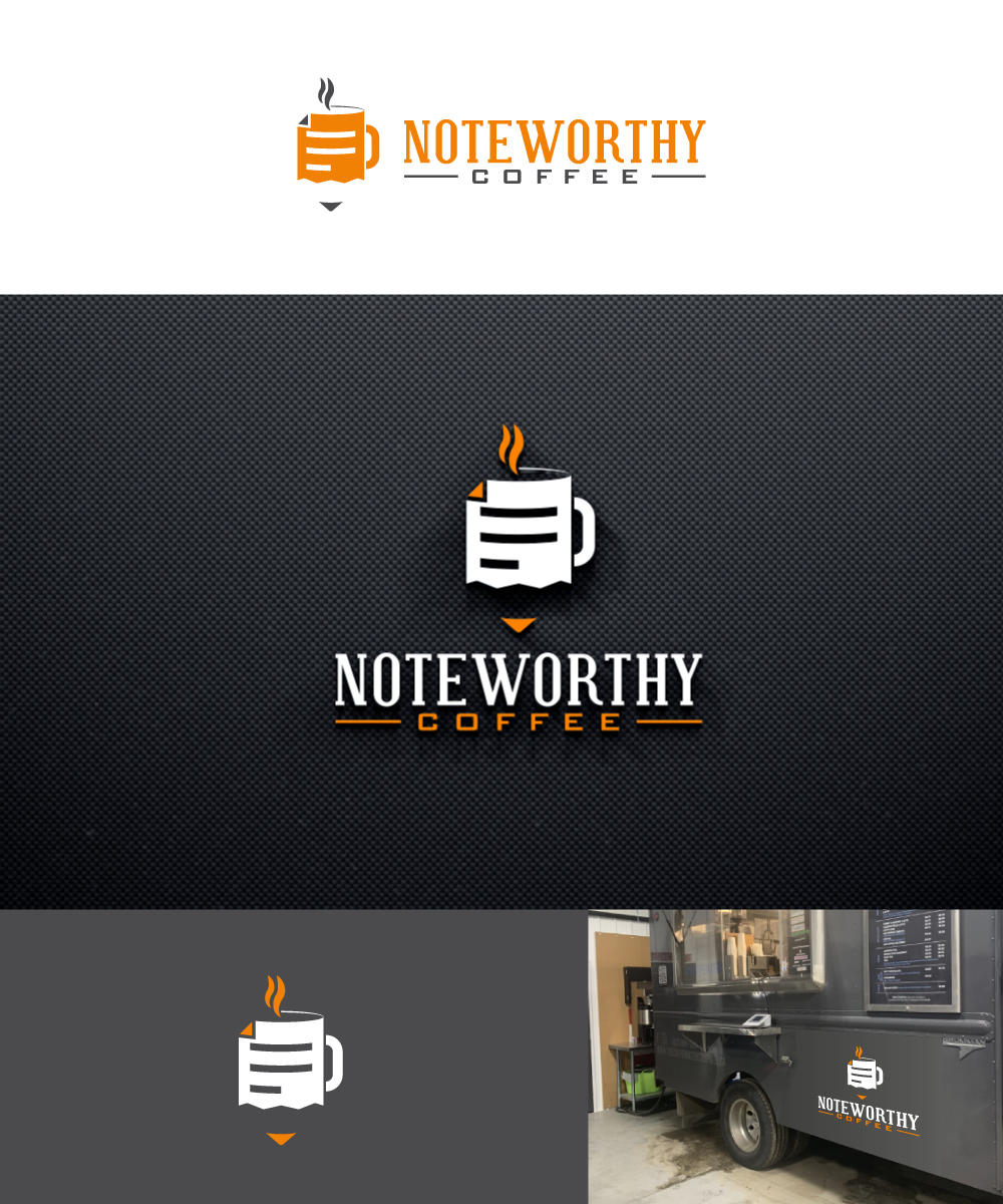 Logo Design by Trident for Noteworthy Coffee | Design #32476210