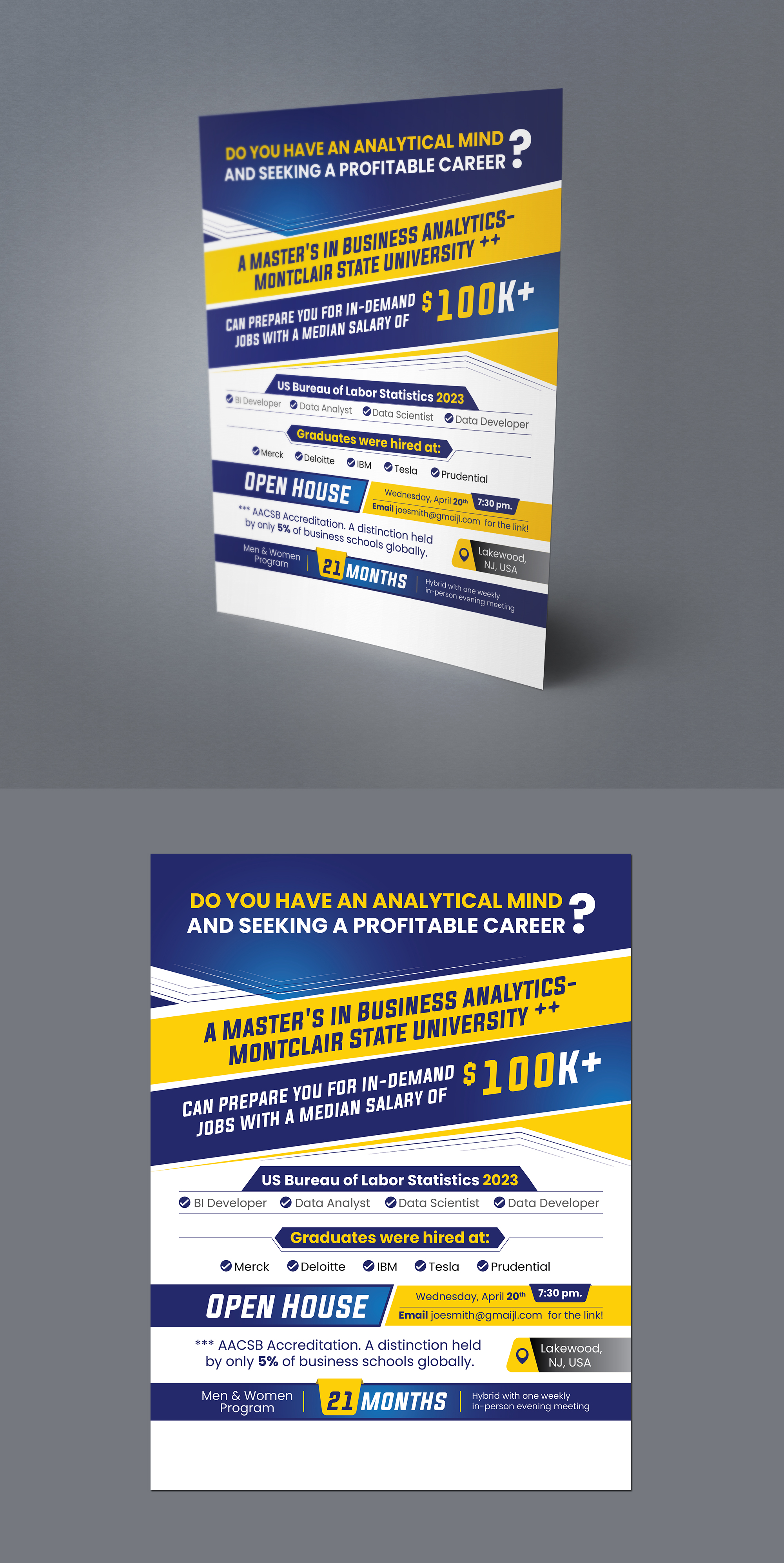 Flyer Design by GraphicMonster for this project | Design #32600725