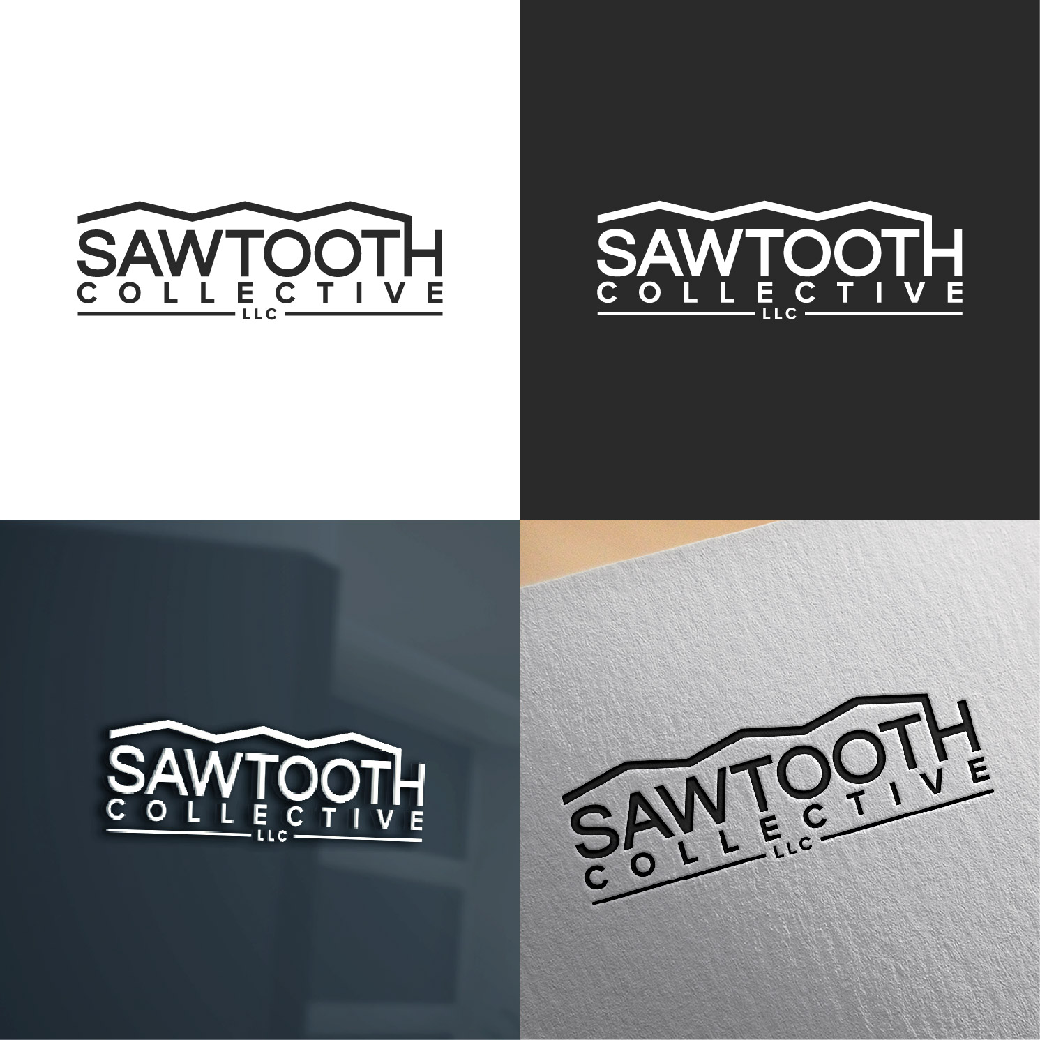 Logo Design by 4tech services for SAWTOOTH COLLECTIVE LLC. | Design #32478324