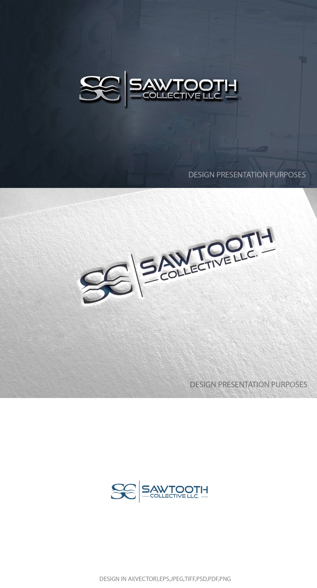 Logo Design by zebronicgraphic for SAWTOOTH COLLECTIVE LLC. | Design #32476066