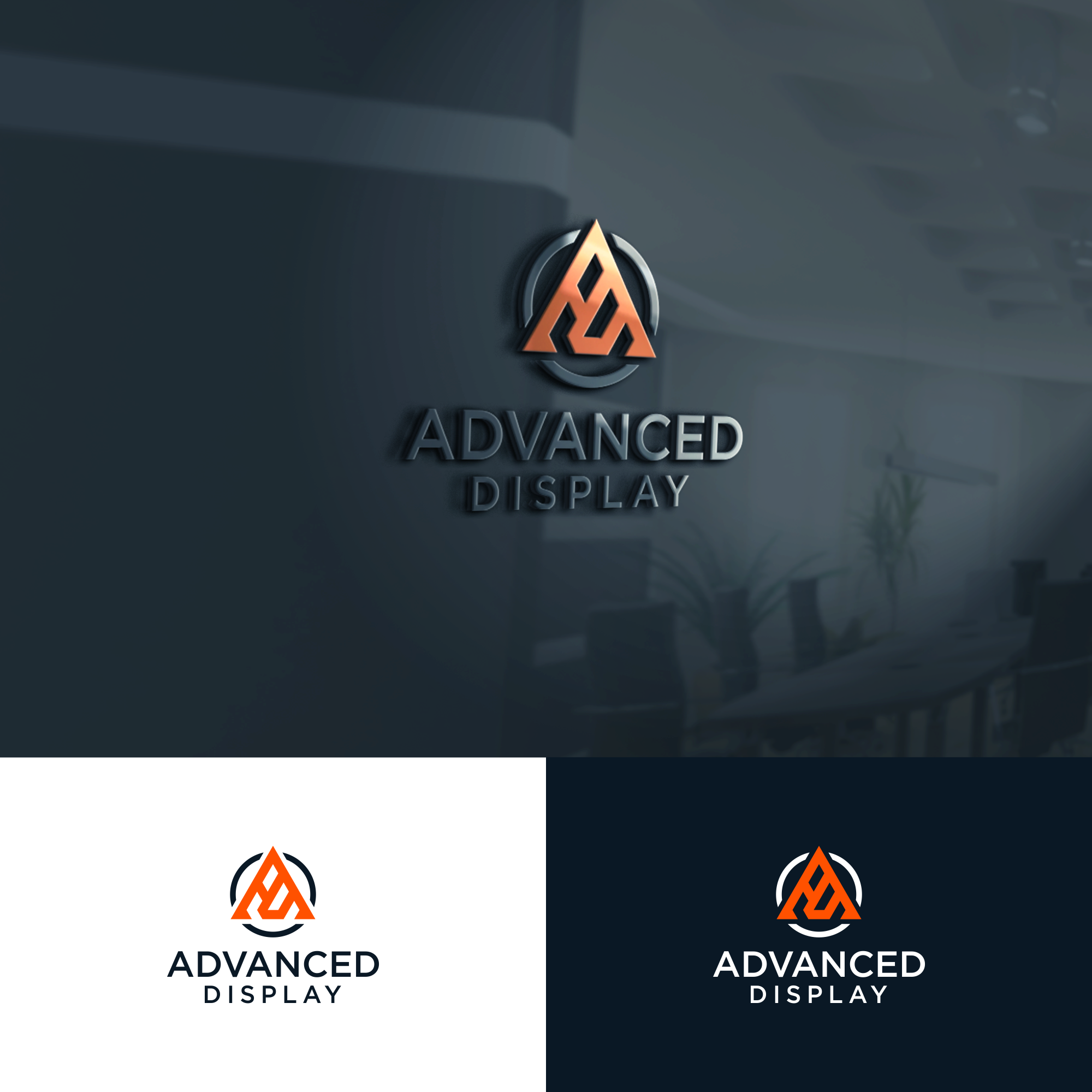 Logo Design by B.O_studio for Advanced Display LLC. | Design #32592679