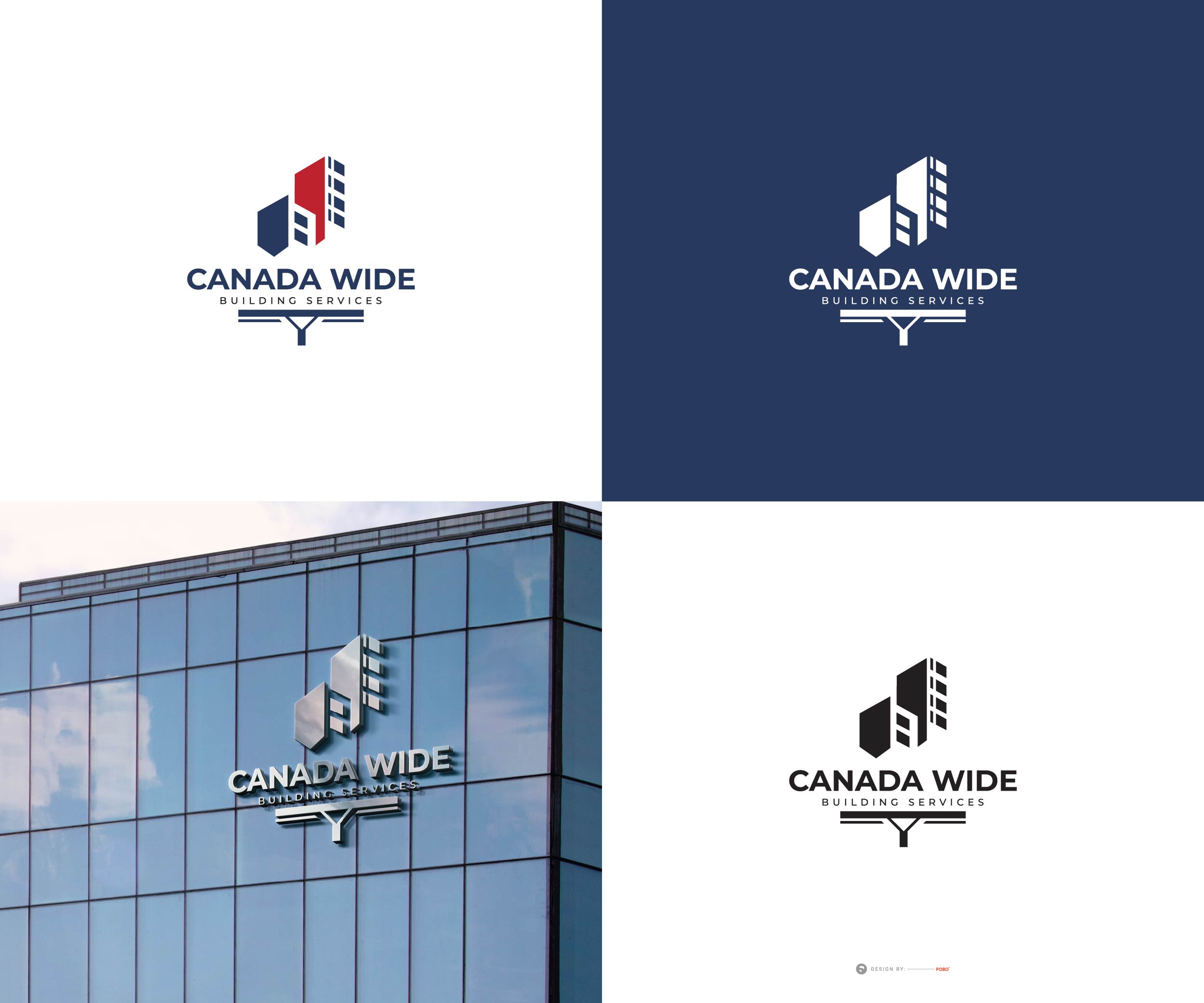 Logo Design by POBO™ for Canada Wide Window Cleaning Inc. | Design #32489516