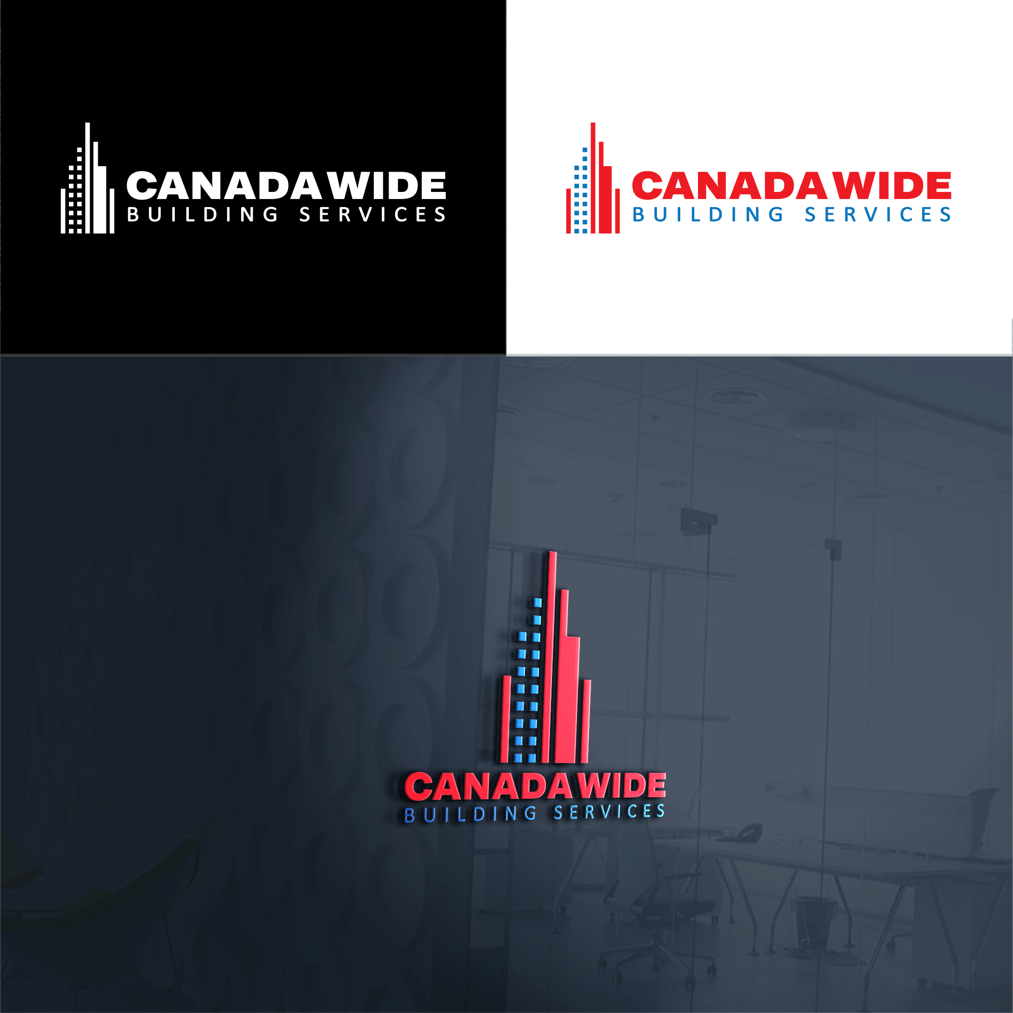 Logo Design by RA-bica for Canada Wide Window Cleaning Inc. | Design #32504774