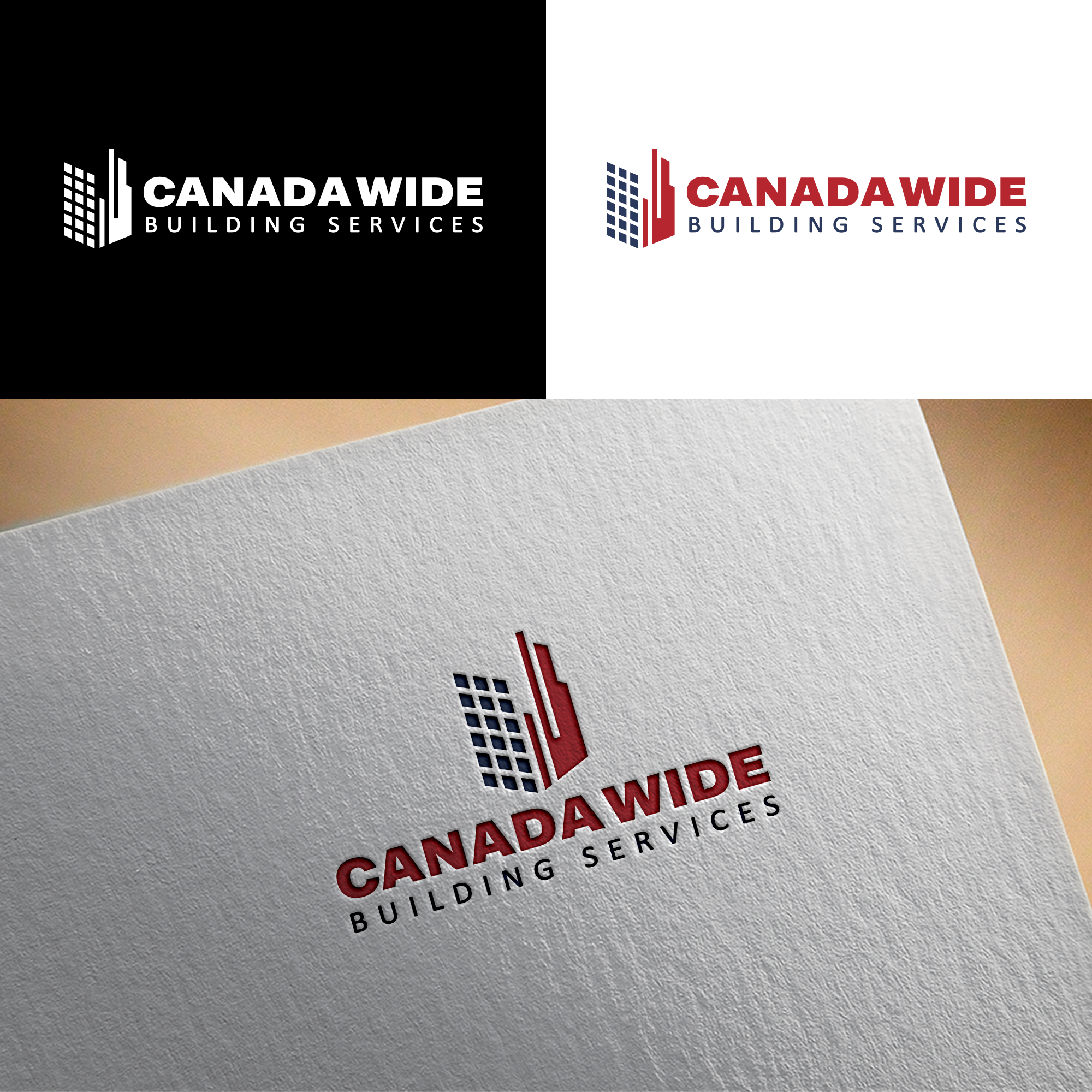 Logo Design by RA-bica for Canada Wide Window Cleaning Inc. | Design #32505565
