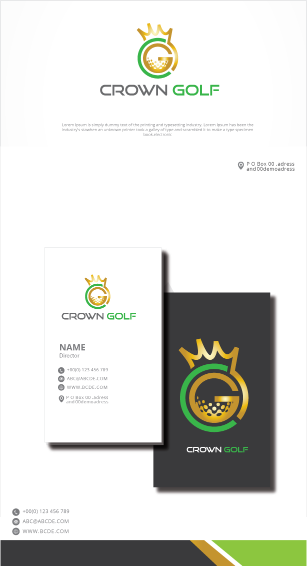Logo Design by zebronicgraphic for Crown Synthetic Grass Pty Ltd | Design #32481802
