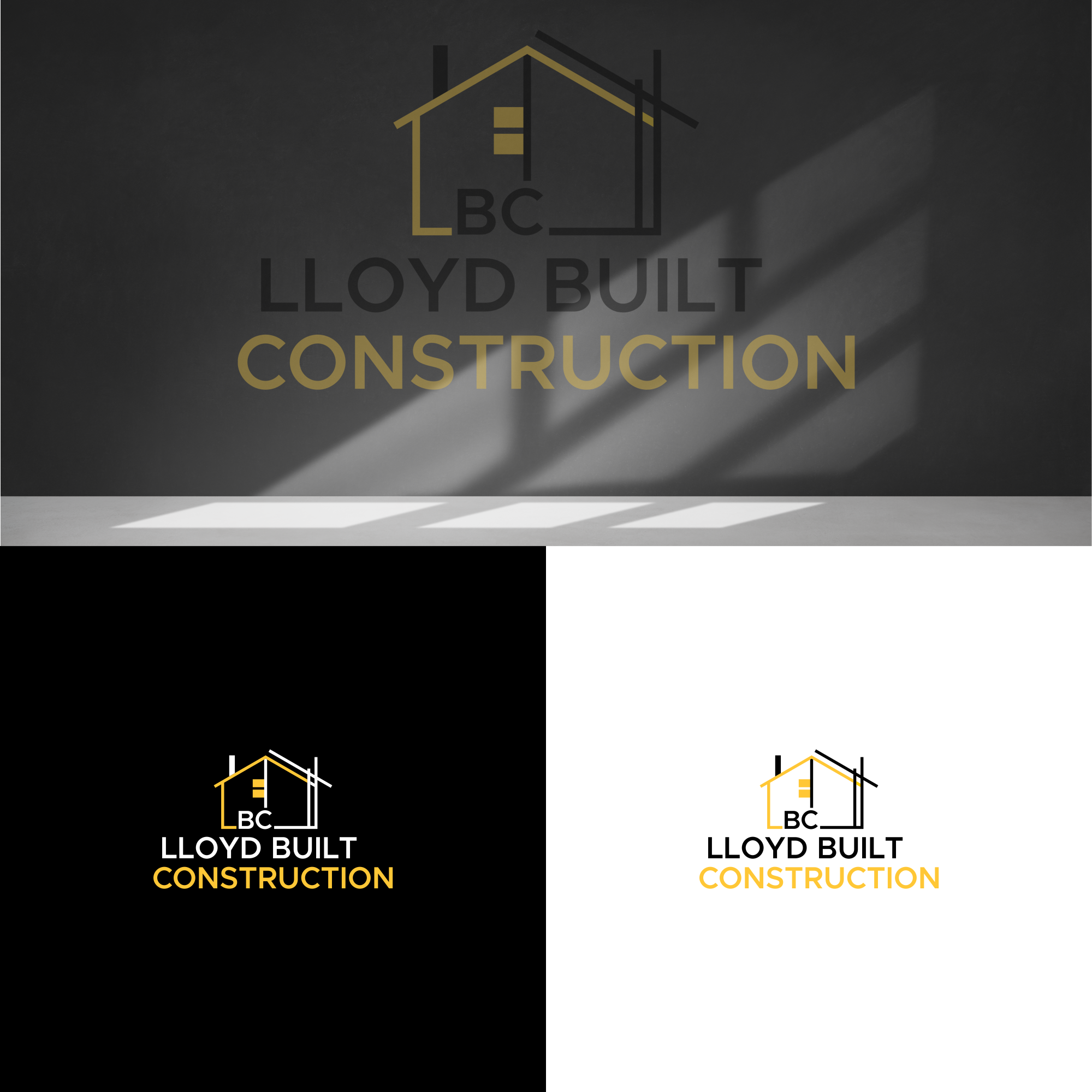 Logo Design by Bunglon_ for Lloyd Built Construction | Design #32506674