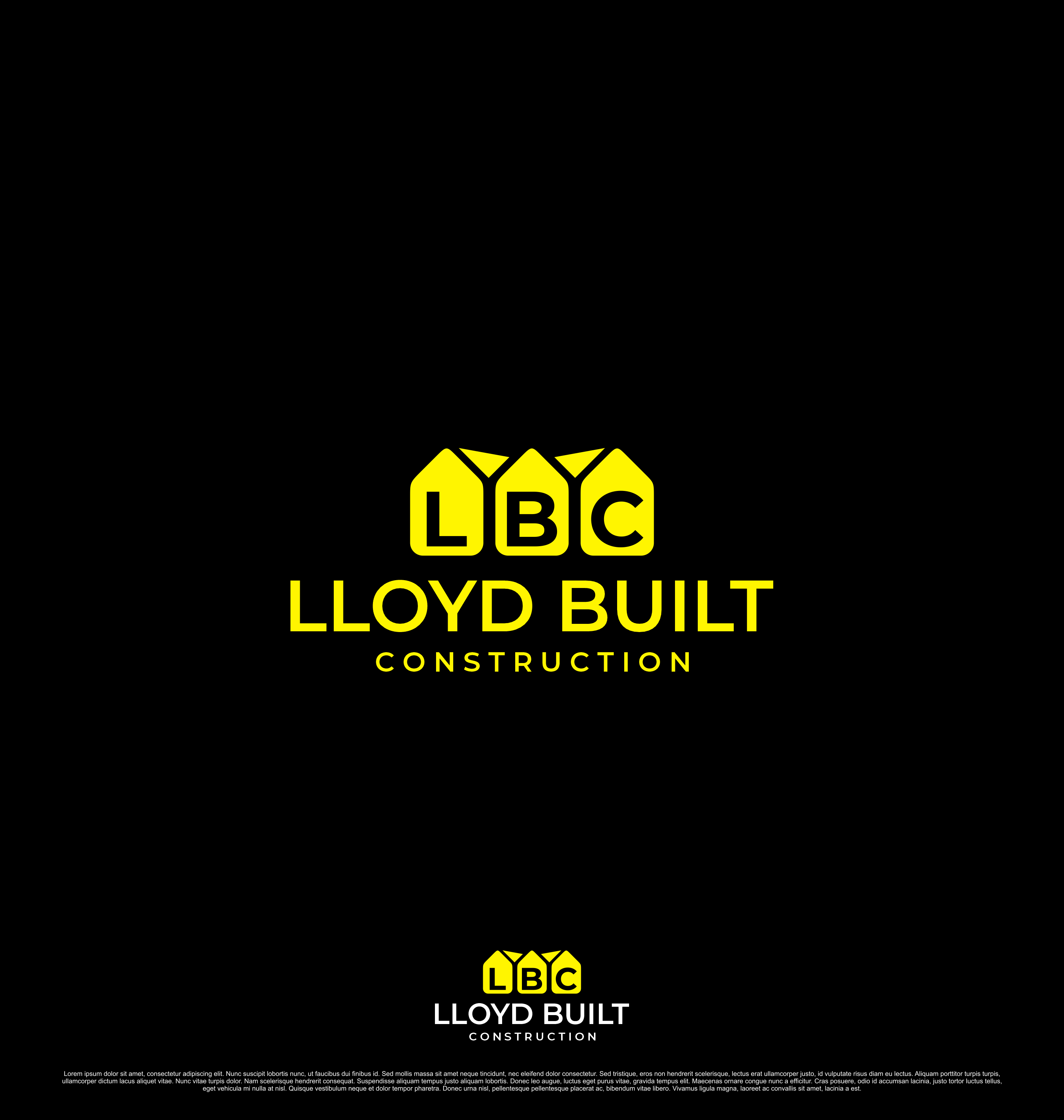 Logo Design by saesean for Lloyd Built Construction | Design #32484228