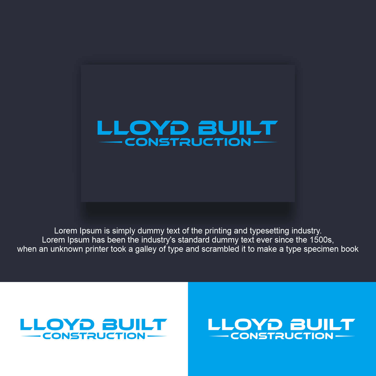 Logo Design by Abigaill_design for Lloyd Built Construction | Design #32490942