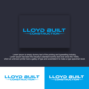Diseño de Logo por Abigaill_design para Lloyd Built Construction | Diseño: #32490942