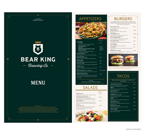 Menu Design by Amani K