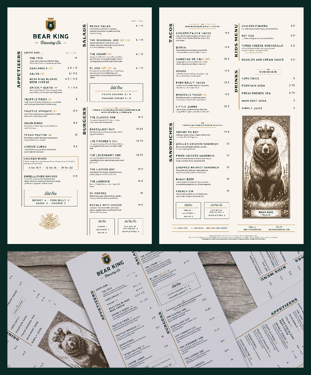 Menu Design by Kore Branding for this project | Design: #32491389
