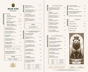 Menu Design by Kore Branding for this project | Design: #32507957