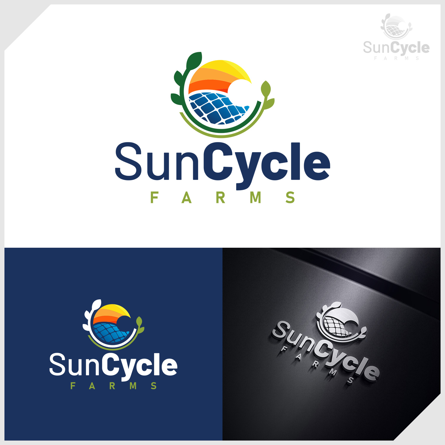 Logo Design by IDesign1606 for SunCycle Farms | Design #32506253