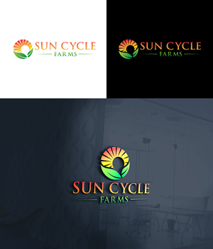 Logo Design by RA-bica for SunCycle Farms | Design: #32489218