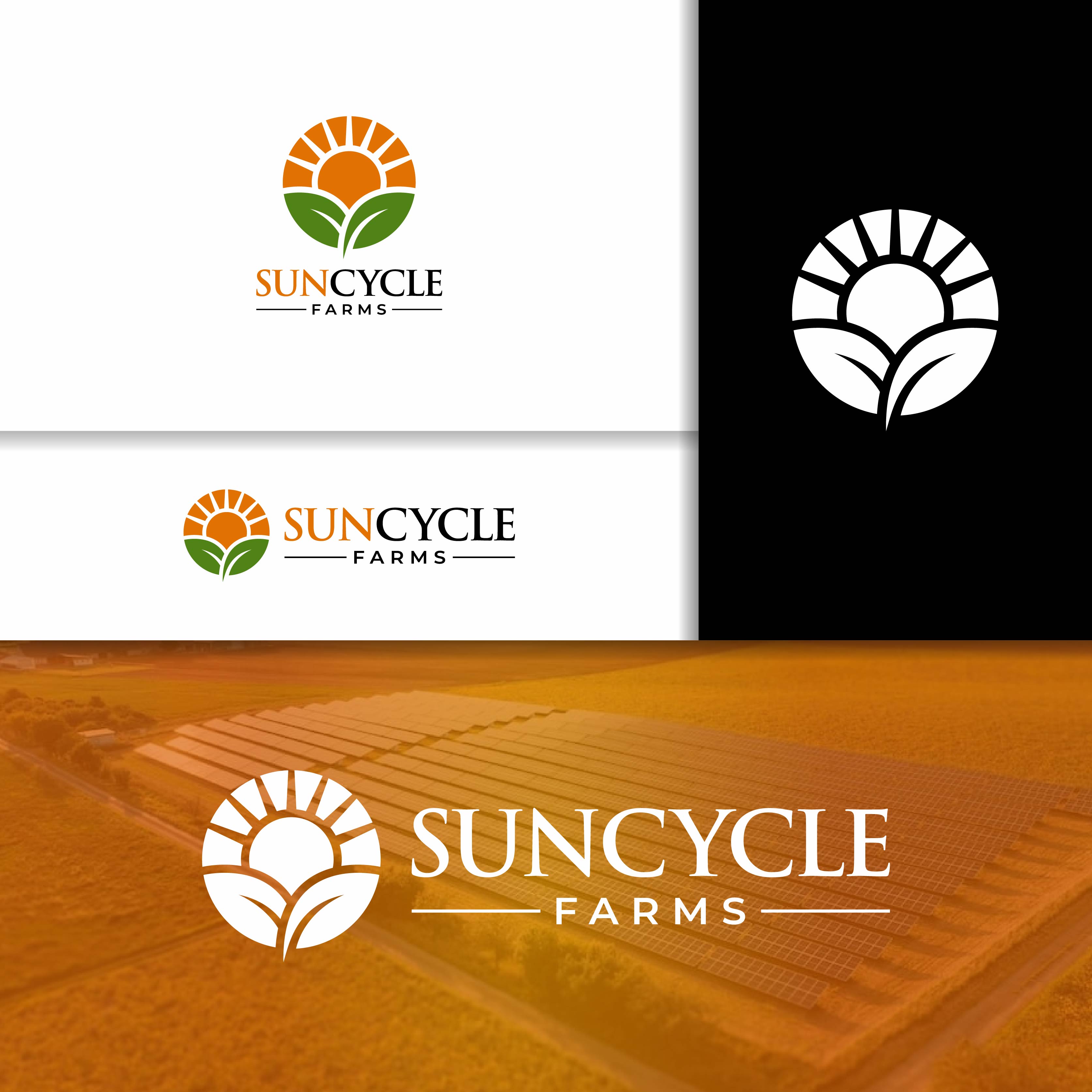 Logo Design by GraphVibes for SunCycle Farms | Design #32502018
