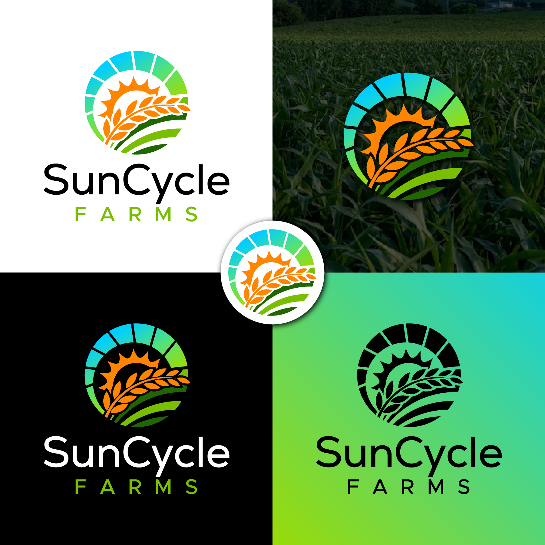 Logo-Design von debdesign für SunCycle Farms | Design #32497960