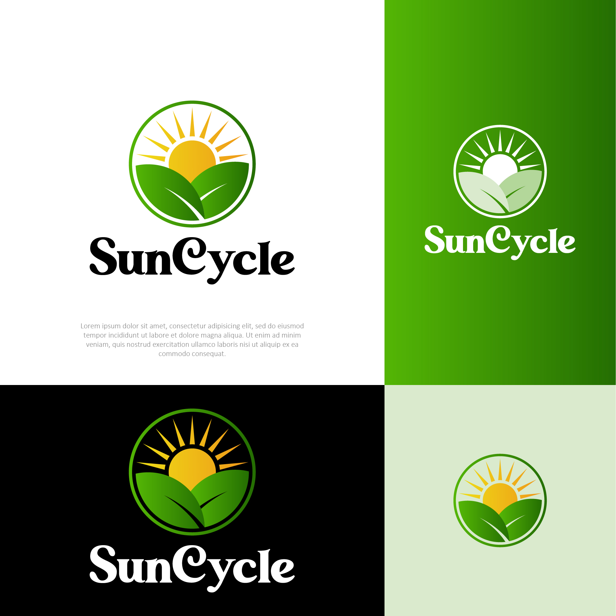 Logo Design by Transformed Design Inc. for SunCycle Farms | Design #32501492