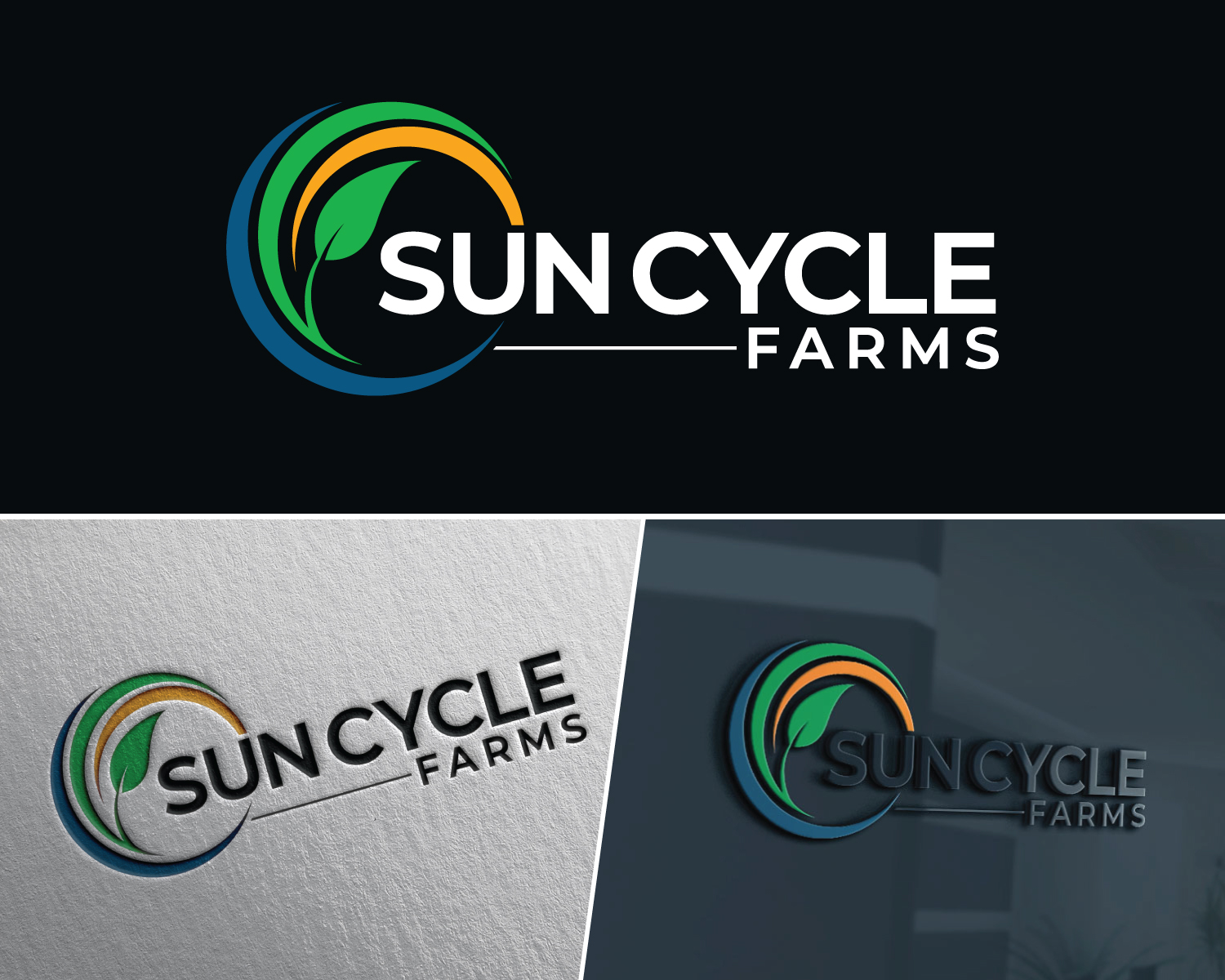 Logo Design by Atec for SunCycle Farms | Design #32488578