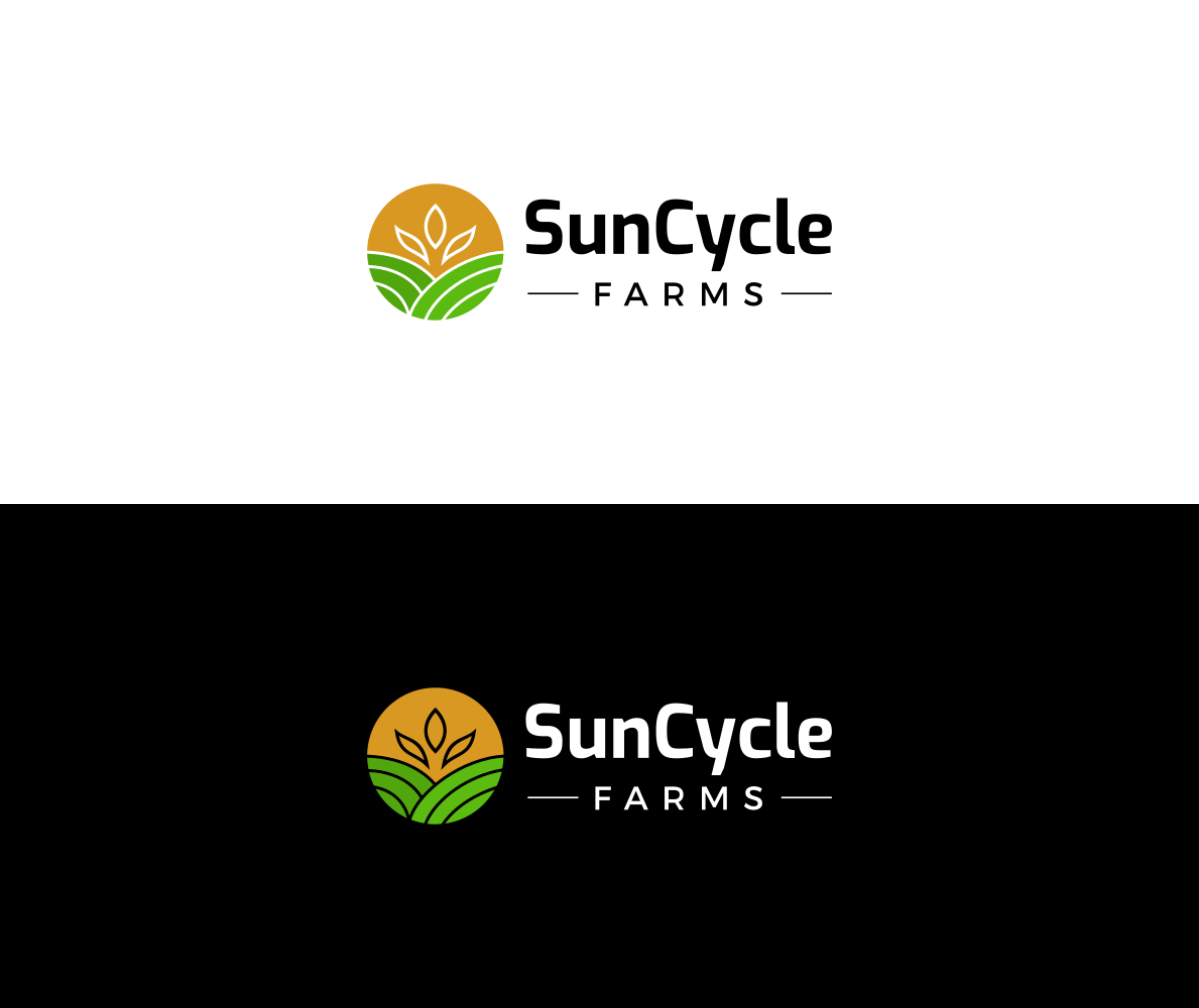 Logo Design by Riaper for SunCycle Farms | Design #32488274