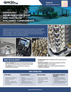 Flyer Design by Fuuma for Envision Tech Inc | Design: #32507798