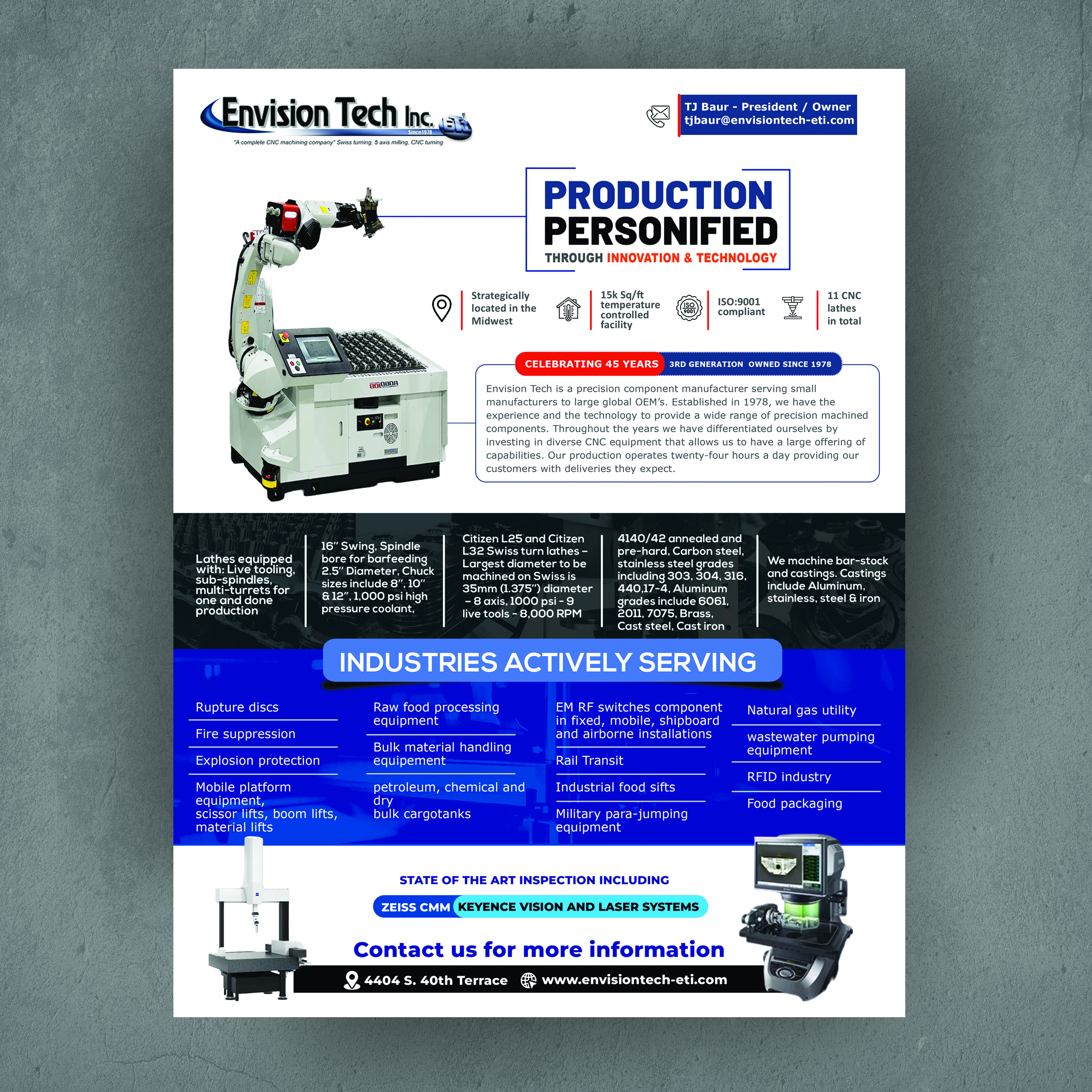 Design de Flyer par Ramamoorthi Annadurai pour Envision Tech Inc | Design #32497950