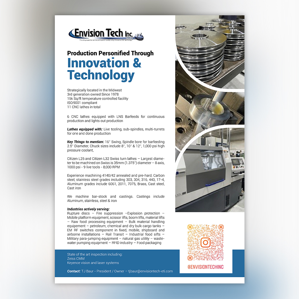 Flyer Design by YourLogoMaster for Envision Tech Inc | Design #32507549