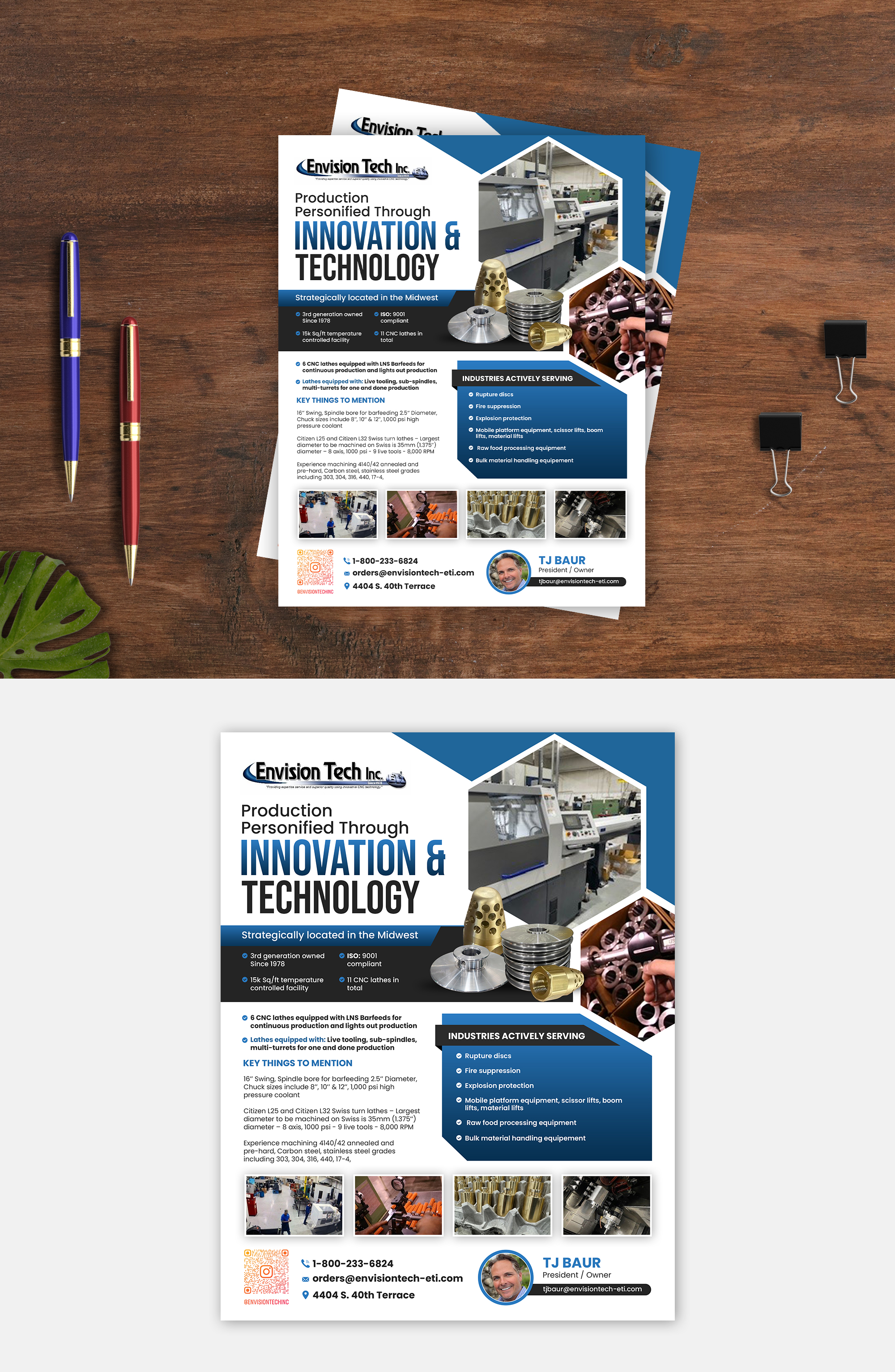 Flyer Design by debdesign for Envision Tech Inc | Design #32500815