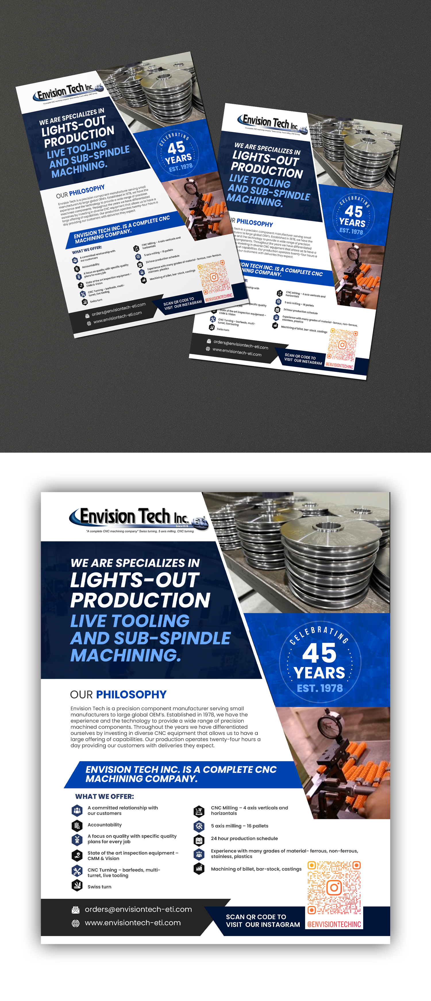 Flyer Design by debdesign for Envision Tech Inc | Design #32500840