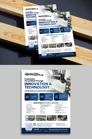 Diseño de Flyer por debdesign para Envision Tech Inc | Diseño: #32503388