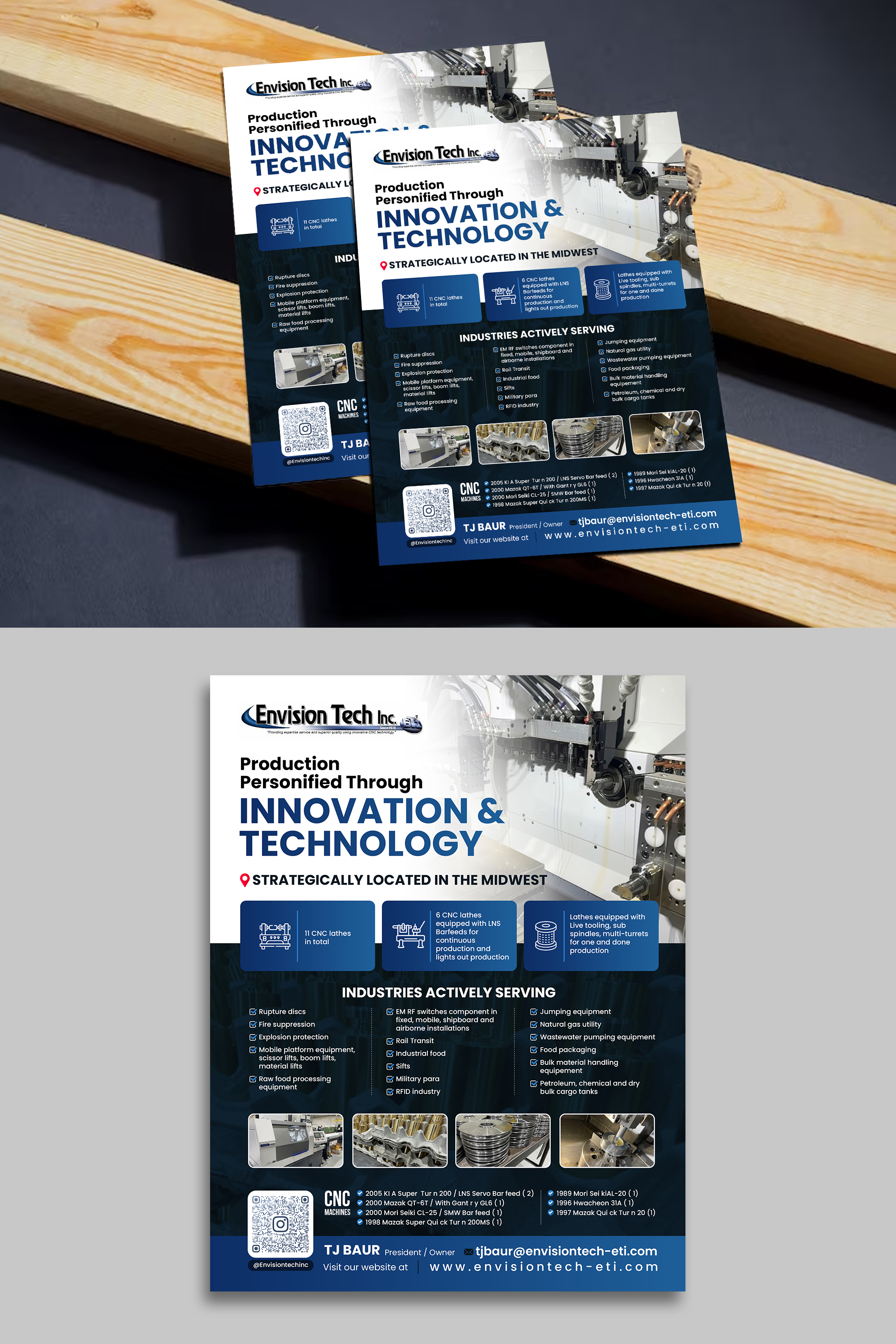 Flyer Design by debdesign for Envision Tech Inc | Design #32503389