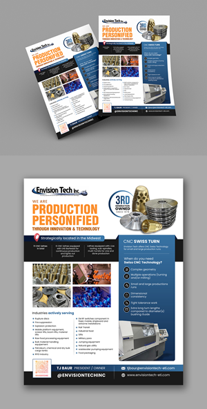 Diseño de Flyer por debdesign para Envision Tech Inc | Diseño: #32505833